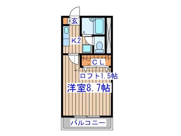 ノ－ブルカ－サ稲船の物件間取画像